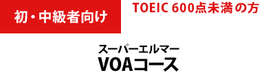 初・中級者向け TOEIC 600点未満英検3級～2級程度の方